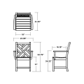 Thumbnail for Chippendale Dining Arm Chair