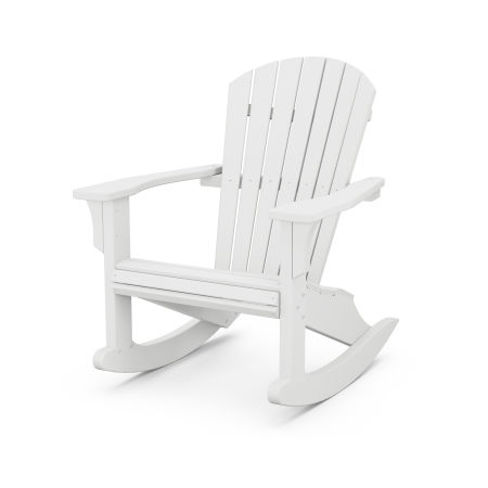 Seashell Rocking Chair in White