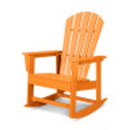 South Beach Rocking Chair in Tangerine