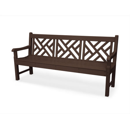 Rockford 72" Chippendale Bench in Mahogany