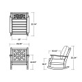 Thumbnail for Wovendale Deep Seating Rocking Chair
