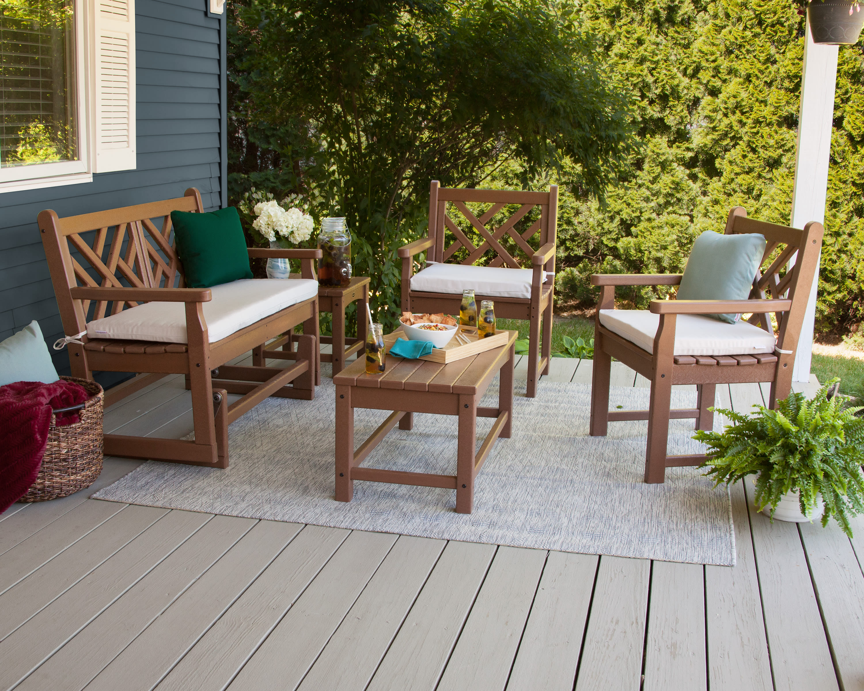 POLYWOOD® Chippendale 48" Glider CDG48 POLYWOOD® Official Store