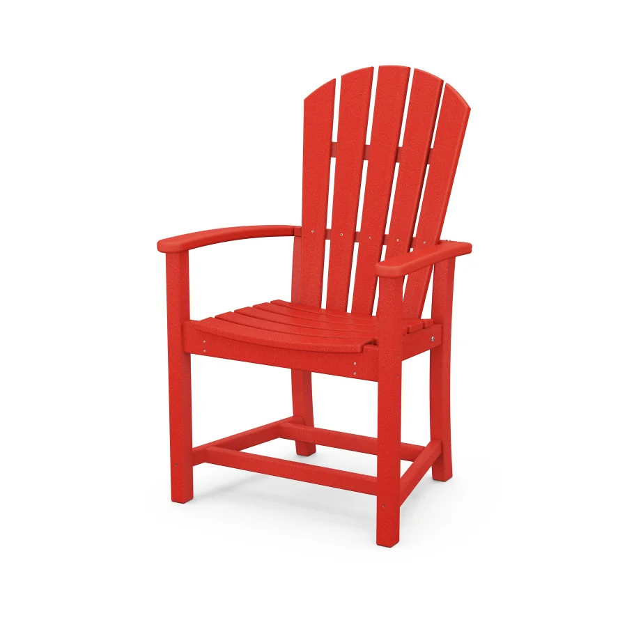 POLYWOOD Palm Coast Dining Chair in Sunset Red