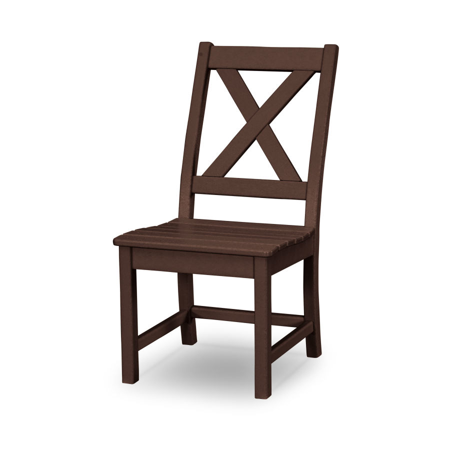 POLYWOOD Braxton Dining Side Chair in Mahogany