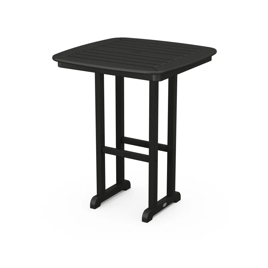 POLYWOOD Nautical 31" Counter Table in Black