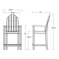 Thumbnail for Classic Adirondack Counter Chair
