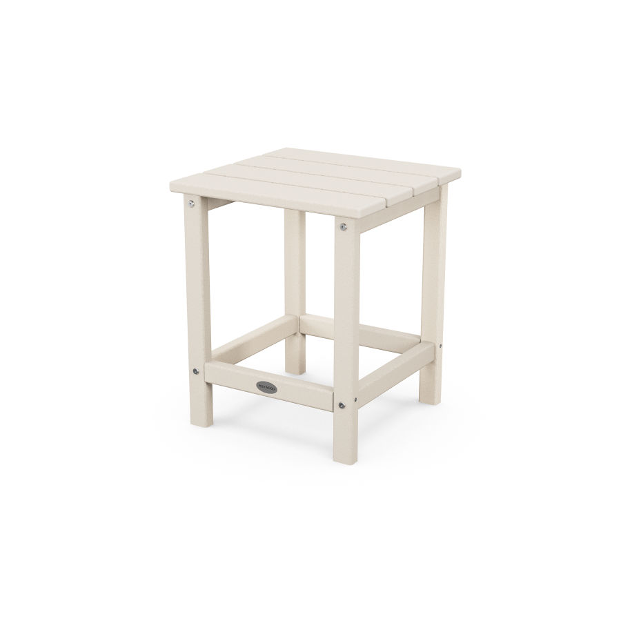 POLYWOOD Long Island 18" Side Table in Sand