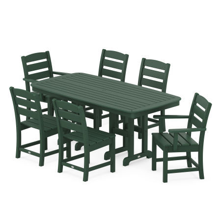Lakeside 7-Piece Dining Set in Green