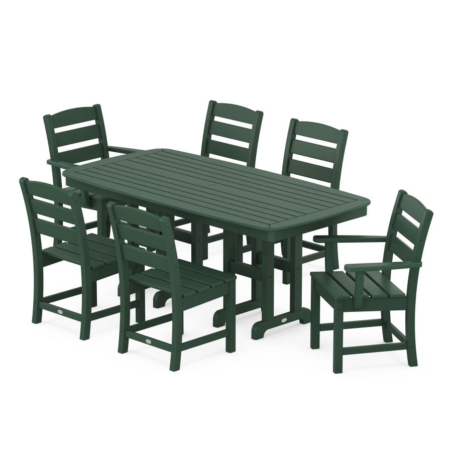 POLYWOOD Lakeside 7-Piece Dining Set in Green
