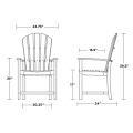Thumbnail for Palm Coast Upright Adirondack Chair
