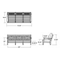 Thumbnail for Chinoiserie Deep Seating Sofa