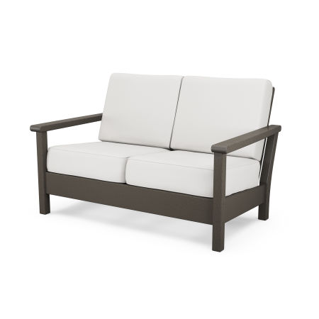 Harbour Deep Seating Loveseat in Vintage Finish