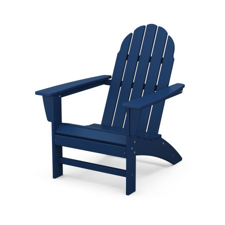 POLYWOOD Vineyard Adirondack Chair in Navy