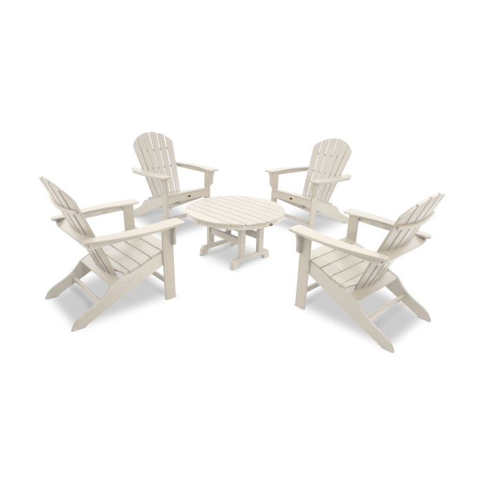 Yacht Club Shellback 5-Piece Adirondack Conversation Group