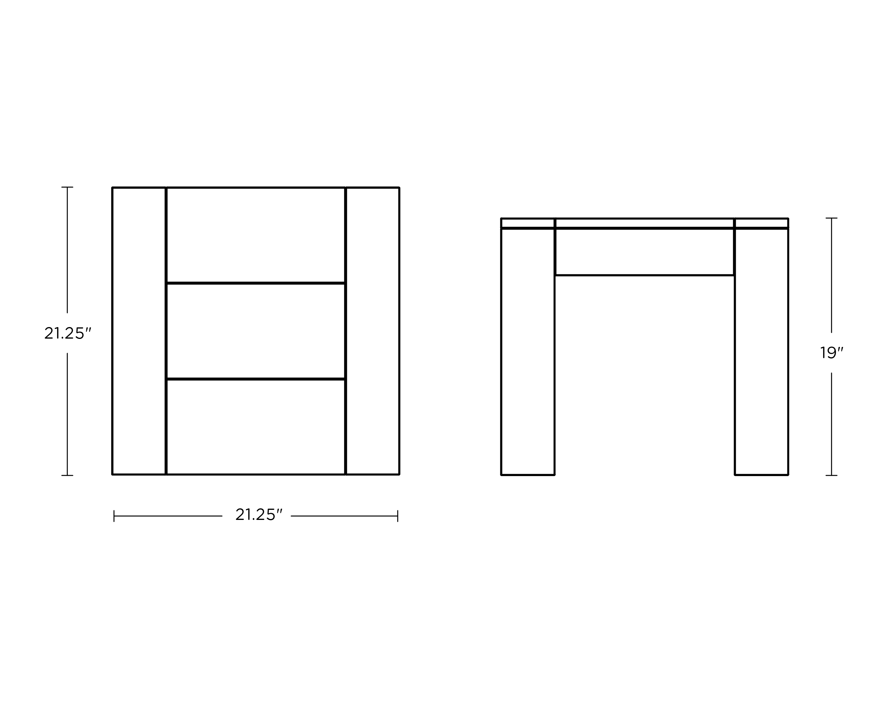 Dimensions for Latitude End Table