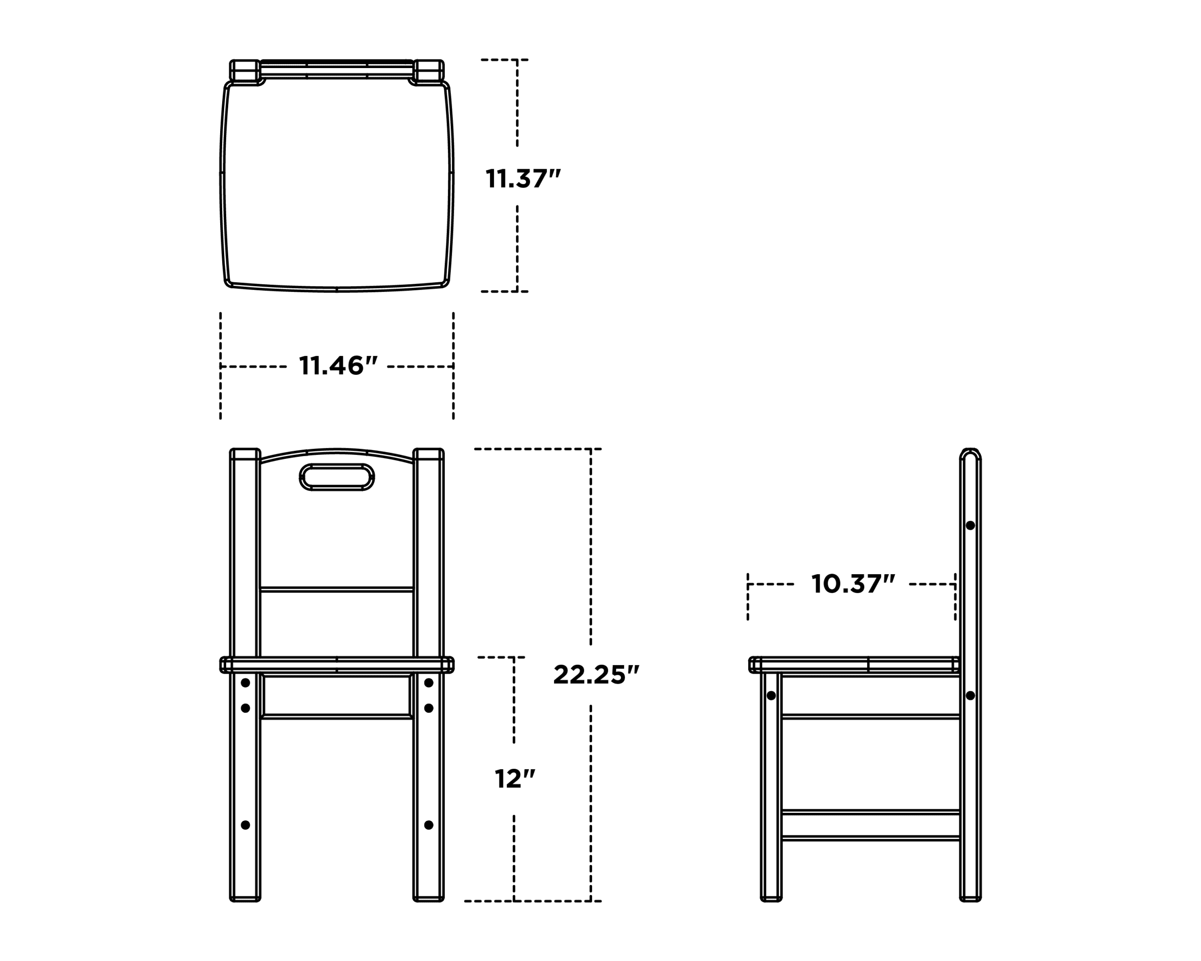 Dimensions for Toddler Dining Chair