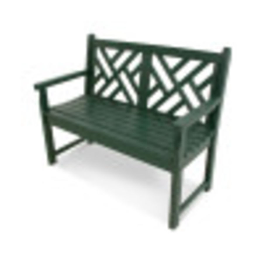POLYWOOD Chippendale 48" Bench in Green
