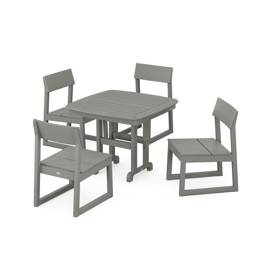 POLYWOOD EDGE Side Chair 5-Piece Dining Set