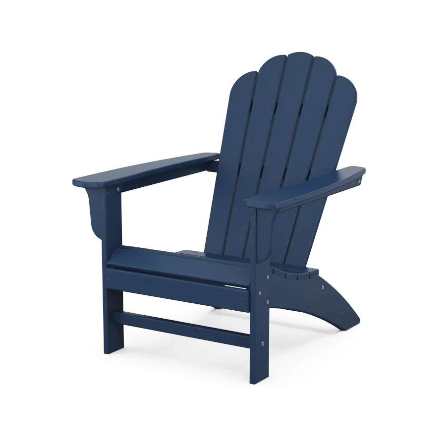 POLYWOOD Cottage Adirondack Chair in Navy