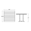 Thumbnail for Farmhouse Trestle 59" Counter Table