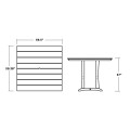 Thumbnail for Farmhouse Trestle 59" Counter Table