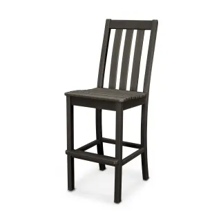 POLYWOOD Vineyard Bar Side Chair in Vintage Finish