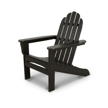 POLYWOOD Classics Adirondack Chair in Black