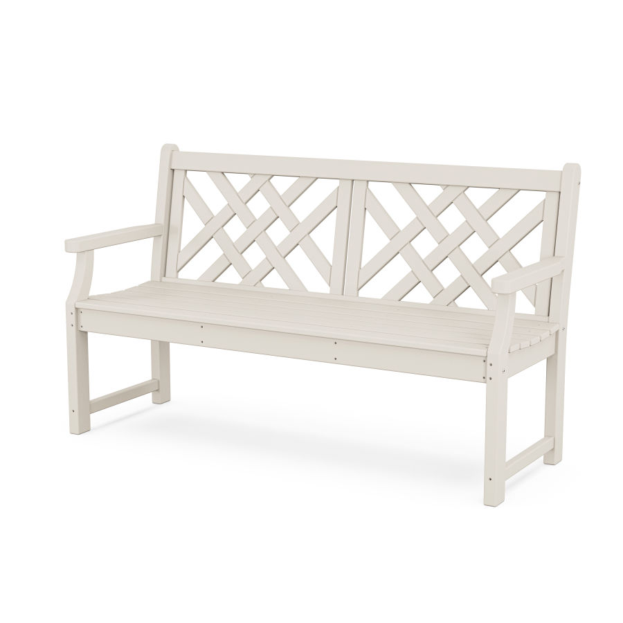 POLYWOOD Wovendale 60” Bench in Sand