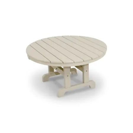 POLYWOOD Classics Round 36" Conversation Table in Sand