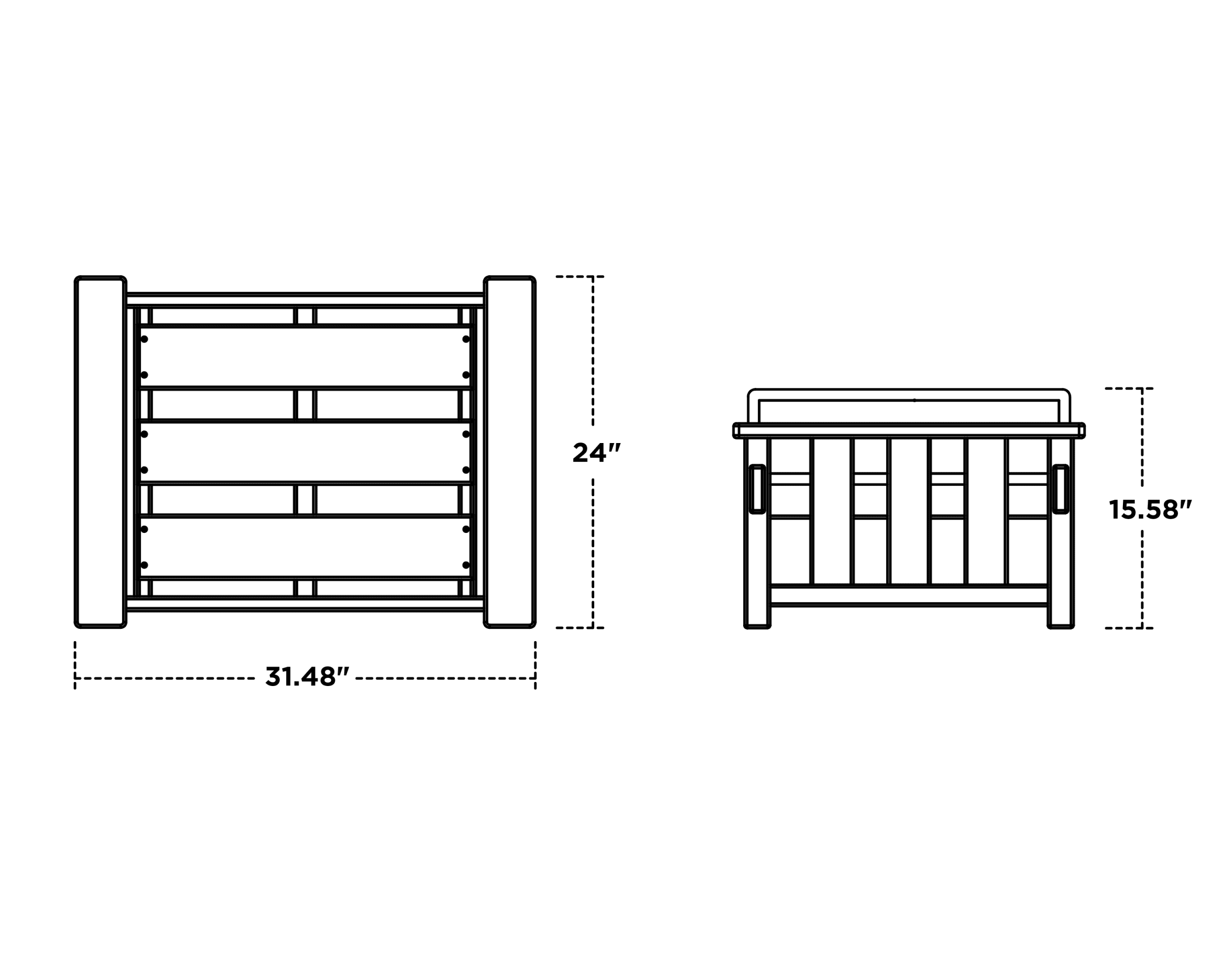 Dimensions for Acadia Deep Seating Ottoman