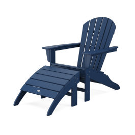 Navy blue cheap polywood adirondack chairs