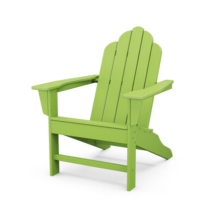 POLYWOOD Long Island Adirondack in Lime