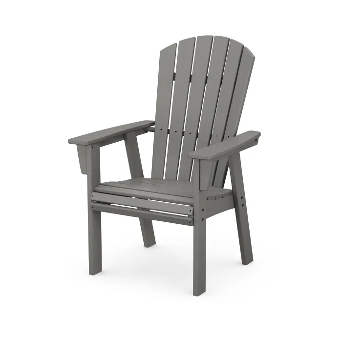 POLYWOOD Nautical Curveback Upright Adirondack Chair