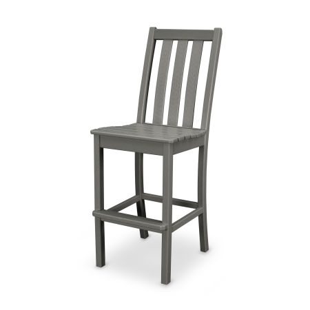 Vineyard Bar Side Chair in Slate Grey