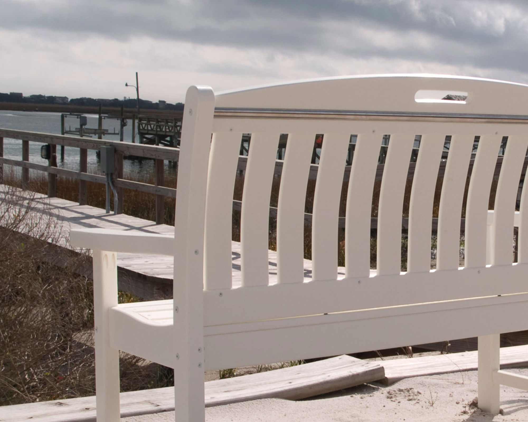 Nautical hotsell outdoor bench