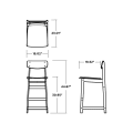 Thumbnail for Modern Studio Urban Bar Chair