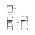 Thumbnail for Modern Studio Urban Bar Chair