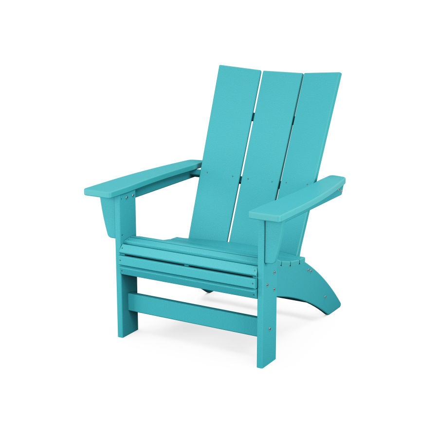 POLYWOOD Modern Grand Adirondack Chair in Aruba