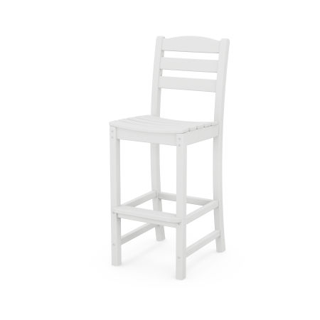POLYWOOD La Casa Café Bar Side Chair in White