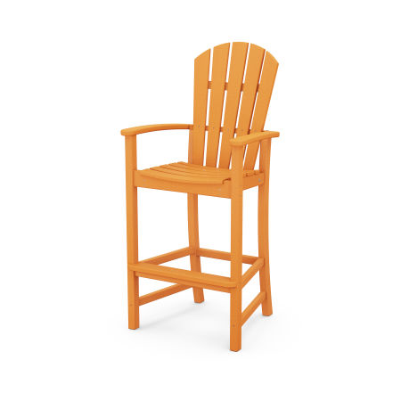 Palm Coast Bar Chair in Tangerine