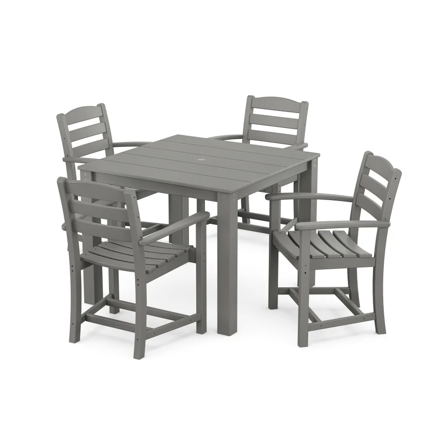 POLYWOOD La Casa Cafe' 5-Piece Parsons Dining Set