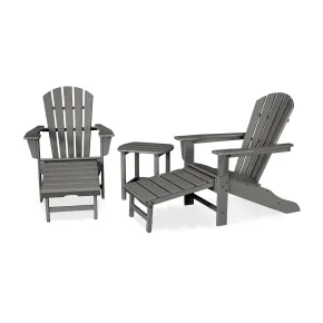 POLYWOOD Palm Coast Ultimate Adirondack 3-Piece Set