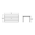 Thumbnail for Parsons 38" X 72" Dining Table