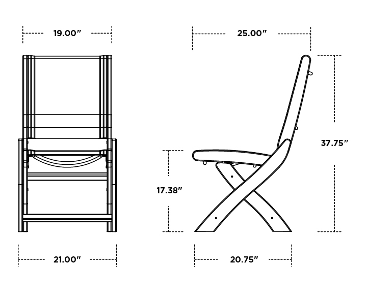 Thumbnail for Coastal Folding Side Chair