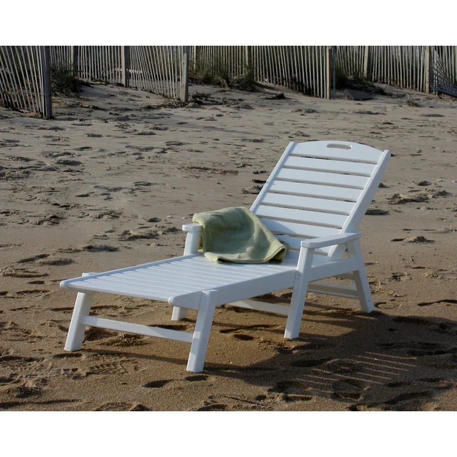 Nautical Chaise with Arms