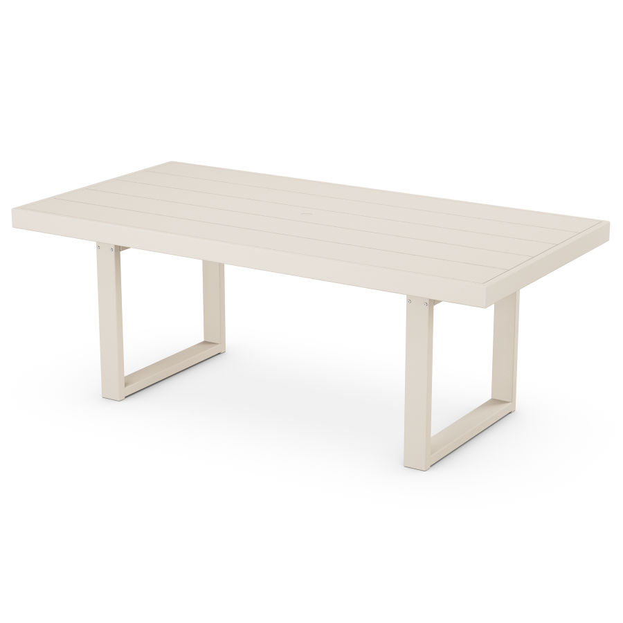 POLYWOOD EDGE 40" x 78" Dining Table in Sand
