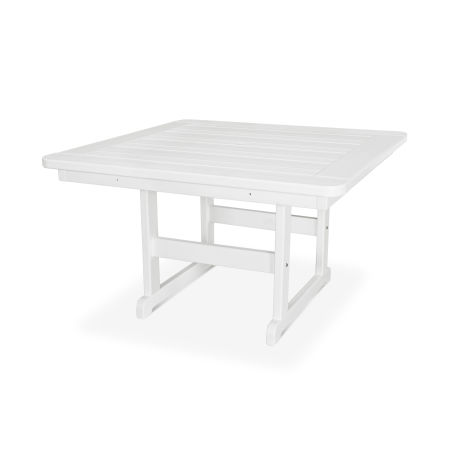 POLYWOOD Park 48" Square Table in White
