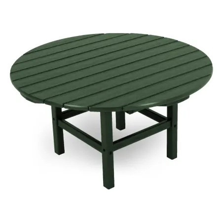 POLYWOOD Round 37" Conversation Table by Ivy Terrace in Green