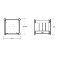 Thumbnail for Vineyard Square Planter Box