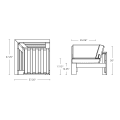 Thumbnail for Latitude Modular Corner Chair